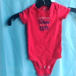 6S6.  Carter's onesie